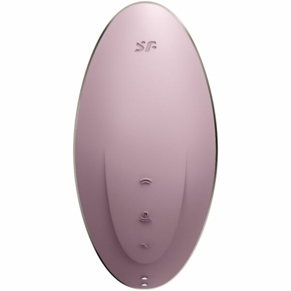 SATISFYER - VULVA LOVER 1 STIMOLATORE E VIBRATORE A IMPULSI D'ARIA VIOLA - immagine 3