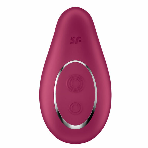 SATISFYER - VIBRATORE DA APPOGGIO DIPPING DELIGHT ROSSO - immagine 2