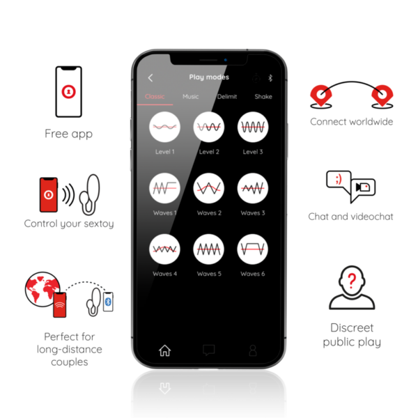 ONINDER - UOVO VIBRANTE DENVER ROSA 7 X 2,7 CM APP GRATUITA - immagine 2