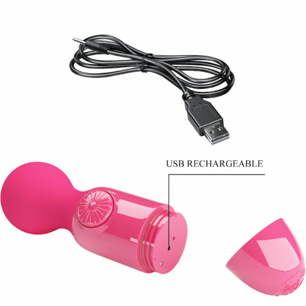 PRETTY LOVE - MINI MASSAGGIATORE PERSONALE MAGENTA - immagine 4
