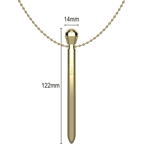 IBIZA - Stimolatore Clit Pocket Collana Caricatore USB - immagine 2