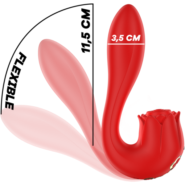 MIA - SELENA STIMOLATORE VIBRANTE + TAPPING ROSSO - immagine 4
