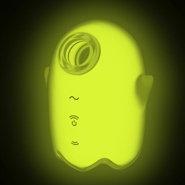 SATISFYER - GHOST AIR PULSE & VIBRATORE GIALLO - immagine 2