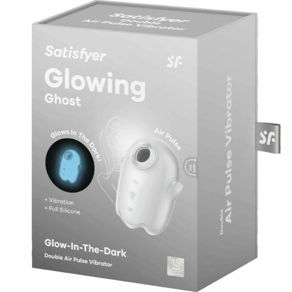 SATISFYER - GHOST AIR PULSE & VIBRATORE BIANCO - immagine 4