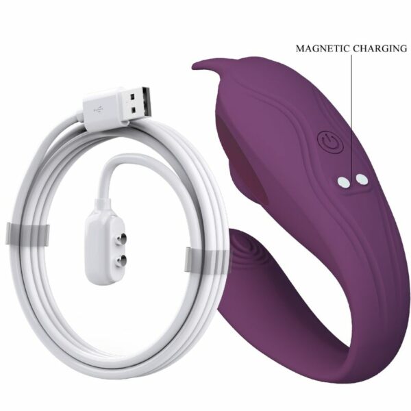 PRETTY LOVE - SHEY STIMOLATORE E VIBRATORE APP GRATUITA LUNGA DISTANZA VIOLA - immagine 4
