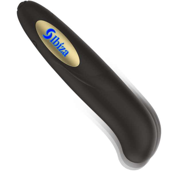 IBIZA - STIMOLATORE CLITORIDE CARICATORE USB 10 MODALIT VIBRAZIONE DORATO 13 X 2,9 - immagine 3
