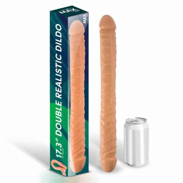 MAX & CO TRENT DILDO REALISTICO  DOPPIO 44 CM