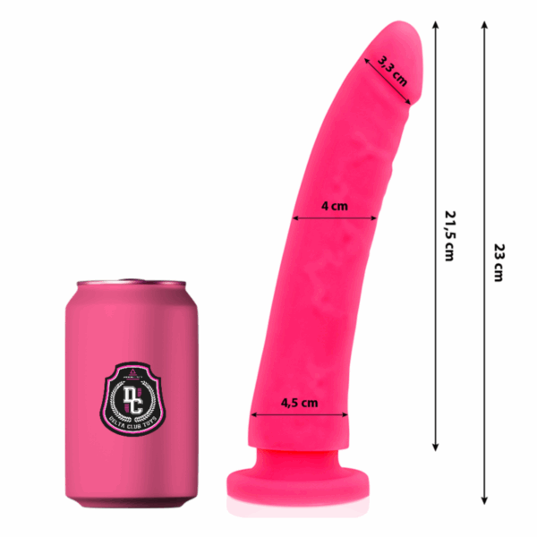 DELTA CLUB - TOYS DILDO MEDICO ROSA IN SILICONE 23 CM -O- 4.5 CM - immagine 2
