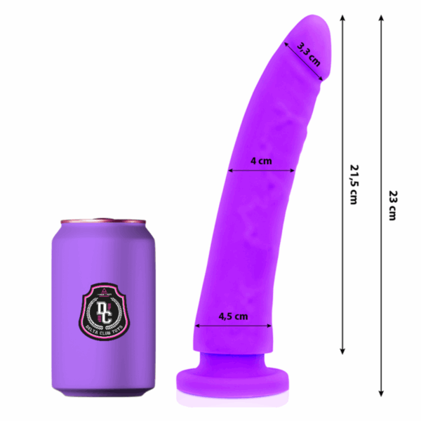 DELTA CLUB - TOYS DILDO MEDICO LILLA IN SILICONE 23 CM -O- 4.5 CM - immagine 2