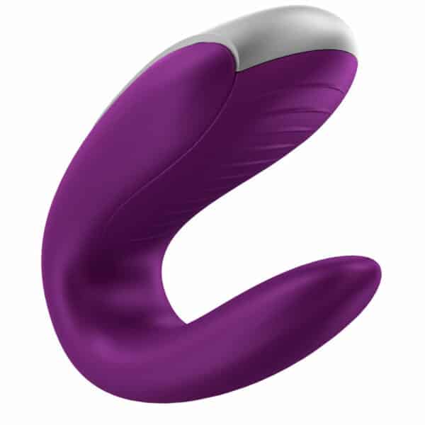 SATISFYER - VIBRATORE DOPPIO PARTNER DIVERTENTE VIOLA - immagine 3
