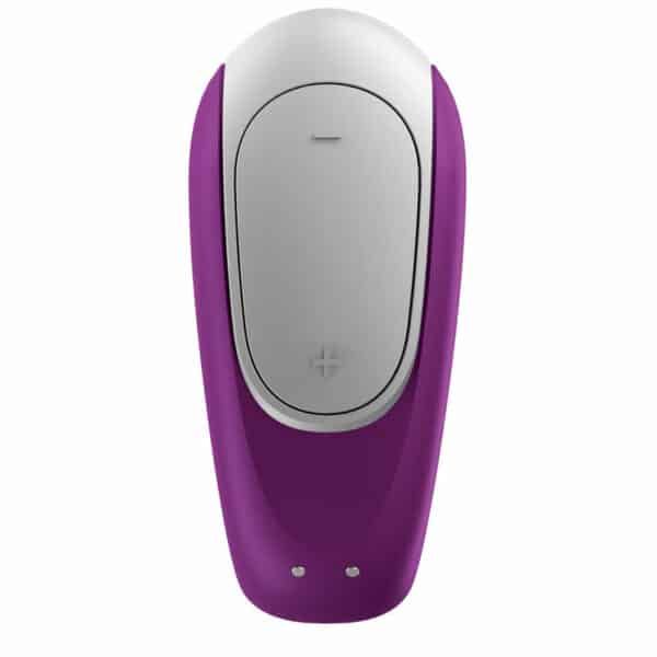 SATISFYER - VIBRATORE DOPPIO PARTNER DIVERTENTE VIOLA - immagine 4
