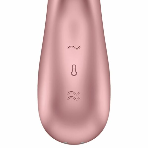 SATISFYER - VIBRATORE HOT LOVER ROSA & BEIGE - immagine 2