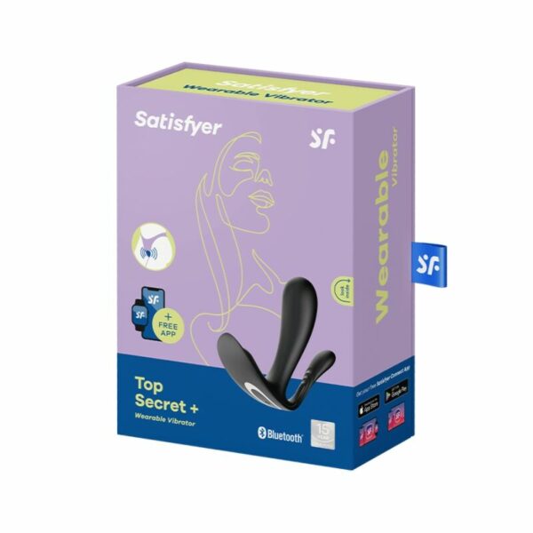 SATISFYER - TOP SECRET + VIBRATORE NERO - immagine 3