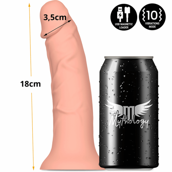 MYTHOLOGY - ASHER ORIGINAL DILDO S - VIBRATORE COMPATIBILE CON TECNOLOGIA WIRELESS WATCHME - immagine 2