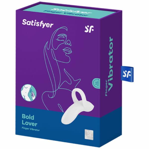 SATISFYER - VIBRATORE DA DITO BOLD LOVER BIANCO - immagine 3