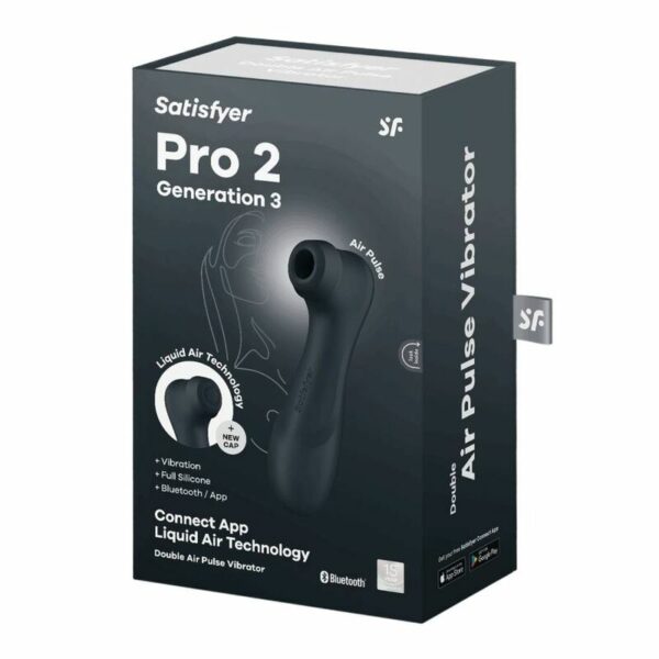 SATISFYER - PRO 2 GENERAZIONE 3 BLUETOOTH NERO E APP - immagine 3