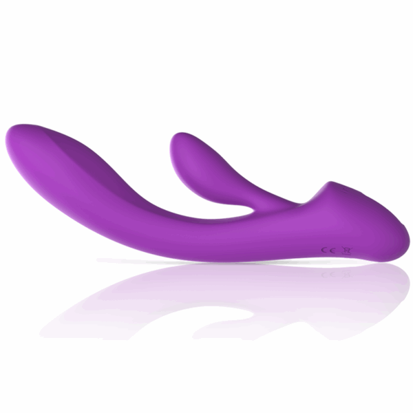 INTENSE - VIBRATORE LUIGI RABBIT SILICONE LIQUIDO VIOLA - immagine 4