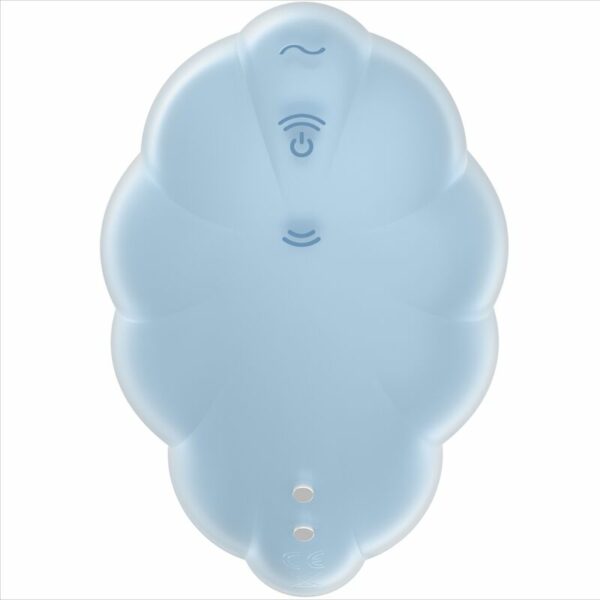 SATISFYER - VIBRATORE CLOUD DANCER BLU AIR PULSE - immagine 2