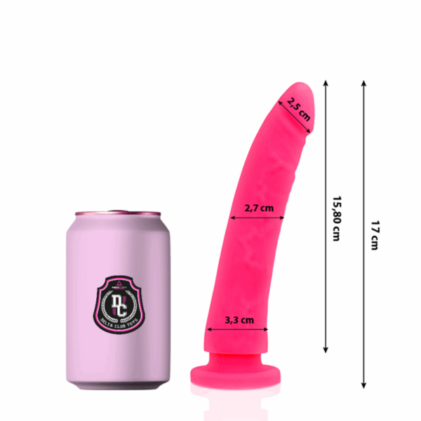 DELTA CLUB - TOYS DILDO MEDICO ROSA IN SILICONE 17 CM -O- 3 CM - immagine 2