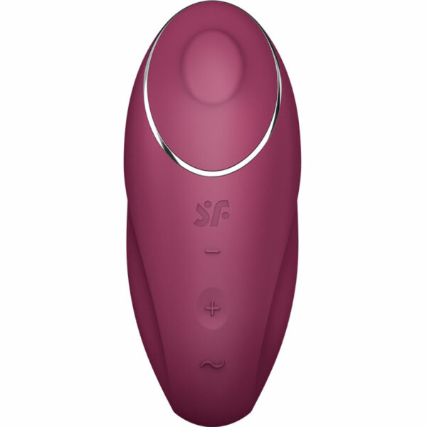SATISFYER - TAP & CLIMAX 1 VIBRATORE LAY-ON ROSSO - immagine 3