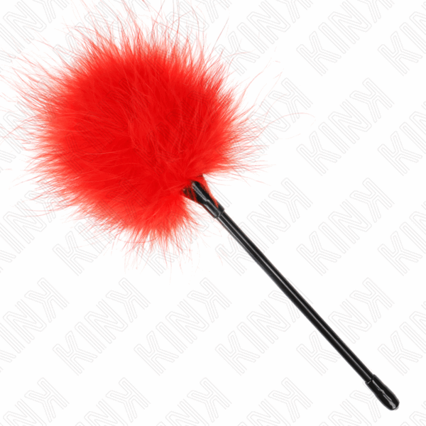 KINK - PIUME ROSSE TICKLE UTILIZZATE PER IL KIT BONDAGE 27 CM - immagine 2