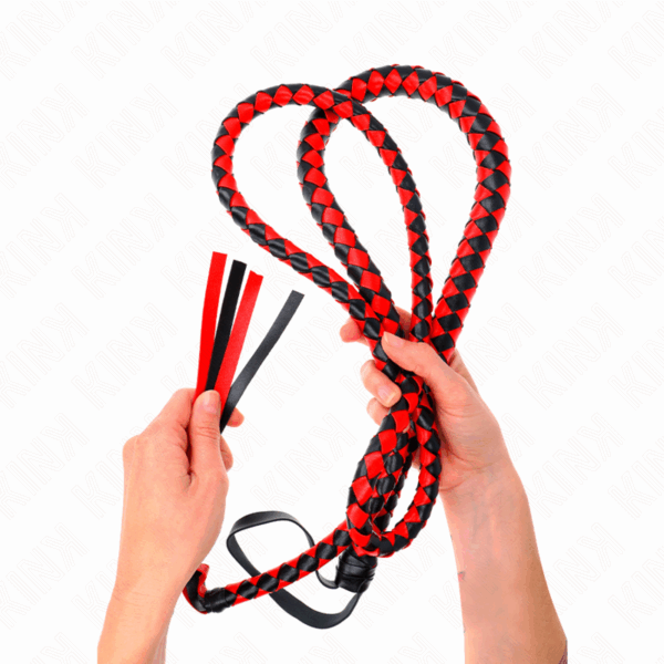 KINK - FRUSTA SERPENTE LUNGA ROSSA 210 CM - immagine 2