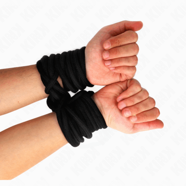 KINK - CORDA IN COTONE 20 METRI NERA - immagine 2