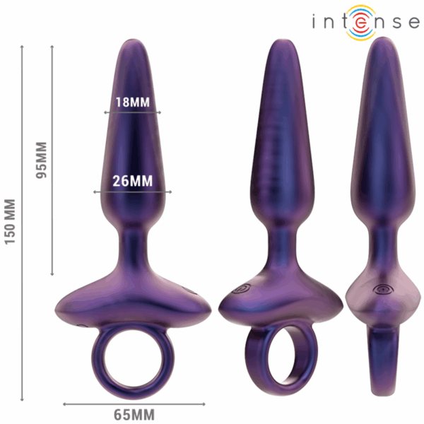 INTENSE - MARLON VIBRANTE ANAL PLUG MODELLO 4 TELECOMANDO - immagine 2