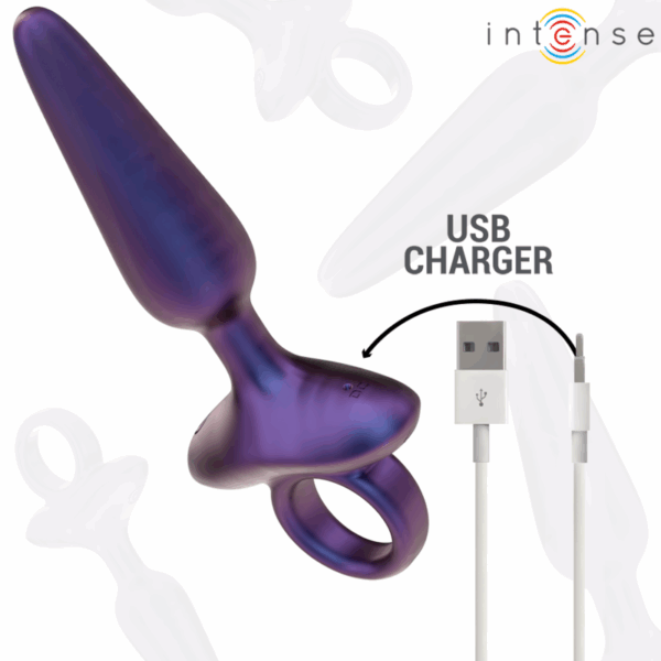 INTENSE - MARLON VIBRANTE ANAL PLUG MODELLO 4 TELECOMANDO - immagine 4
