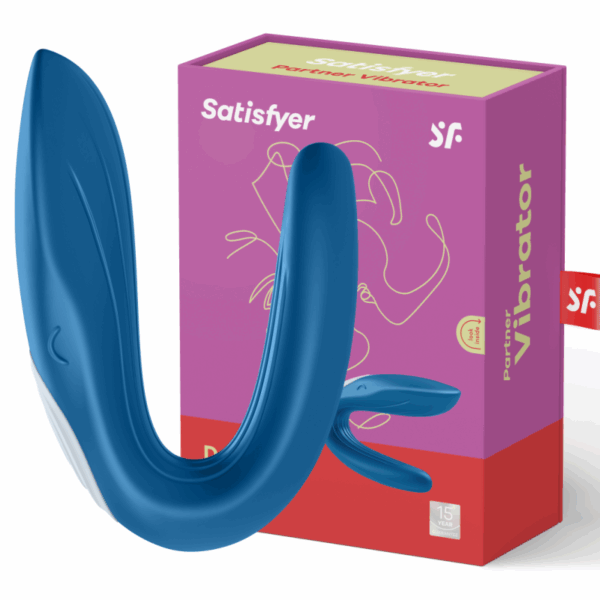 SATISFYER - PARTNER TOY WHALE VIBRATOR STIMOLANTE ENTRAMBI