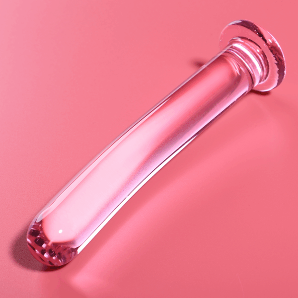 NEBULA SERIES BY IBIZA - MODELLO 9 DILDO IN VETRO BOROSILICATO ROSA 15.5 CM -O- 2.5 CM - immagine 2
