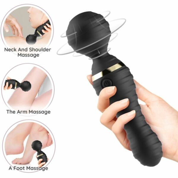ARMONY - MASSAGGIATORE E VIBRATORE FREEDO PICCOLO NERO - immagine 4