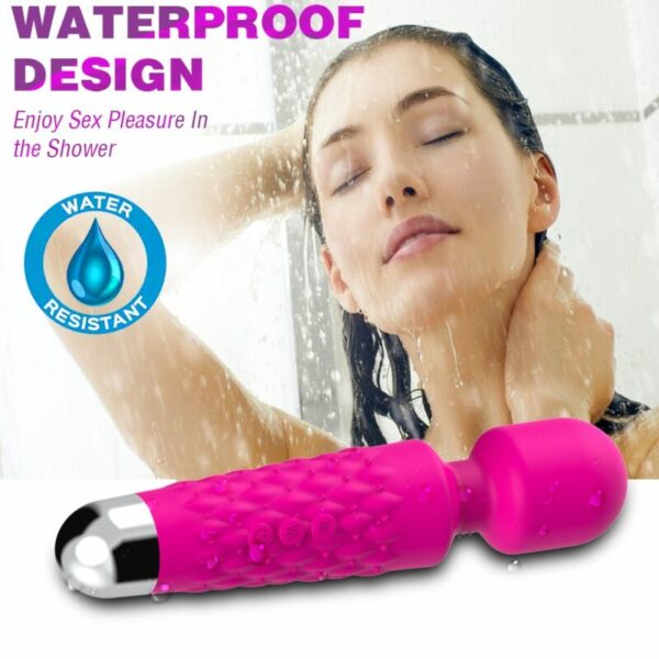 ARMONY - MASSAGGIATORE E VIBRATORE POSTINO TESTA SUPER FLESSIBILE FUCSIA - immagine 4