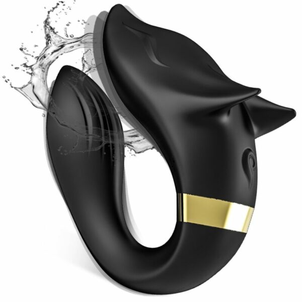 ARMONY - VIBRATORE FOX PER COPPIA TELECOMANDO NERO - immagine 3
