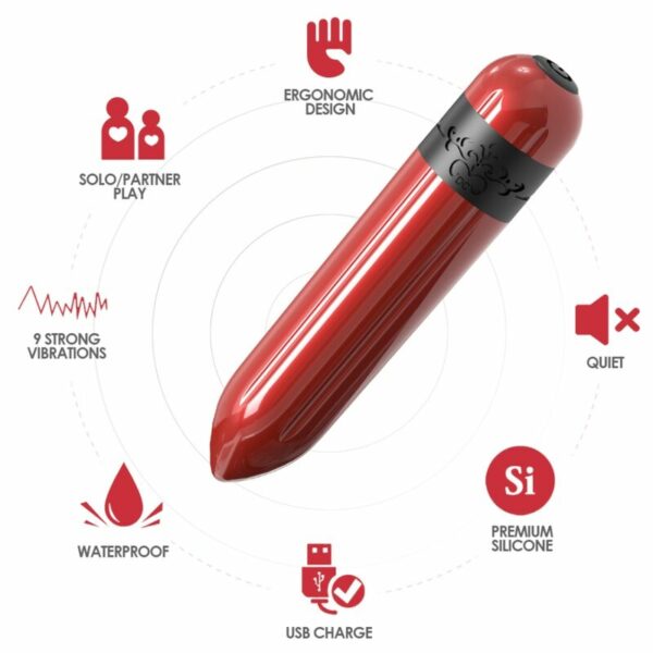 ARMONY - BULLET VIBRATORE ROCKET FUCSIA - immagine 3