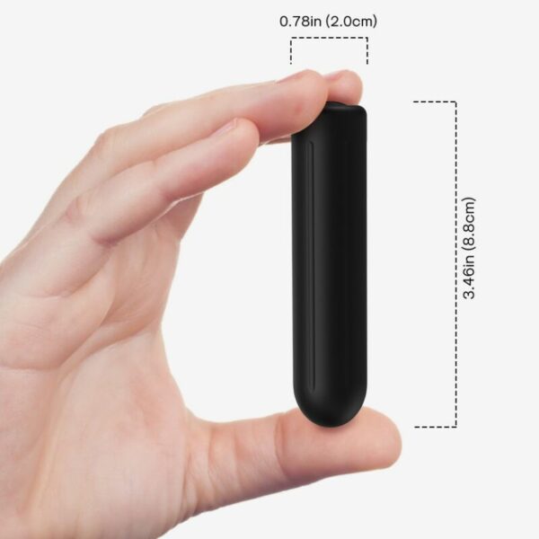 ARMONY - TESTATA VIBRATORE BULLET TELECOMANDO NERO 2 CM X 8.8 CM - immagine 2