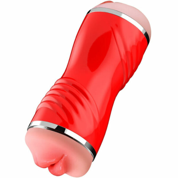 ARMONY - MASTURBATORE ROSSO DOPPIA VAGINA E BOCCA - immagine 2
