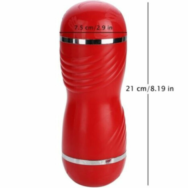 ARMONY - MASTURBATORE ROSSO DOPPIA VAGINA E BOCCA - immagine 3
