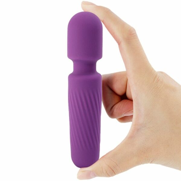 ARMONY -  MASSAGGIATORE E VIBRATORE MAGICO RICARICABILE 10 VIBRAZIONI VIOLA