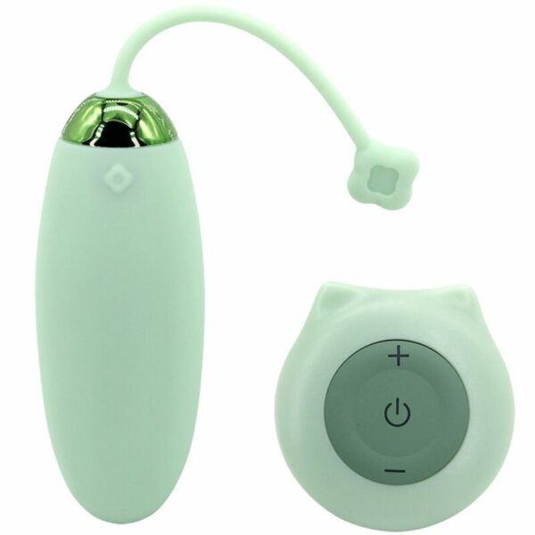 ARMONY - KITTY FUN VIBRATORE UOVO TELECOMANDO 10 VIBRAZIONI VERDE - immagine 2