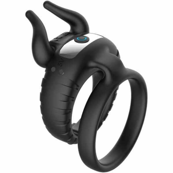 ARMONY - BULL'S PASION VIBRATORE AD ANELLO 10 VELOCITÀ NERO - immagine 2