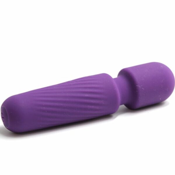 ARMONY -  MASSAGGIATORE E VIBRATORE MAGICO RICARICABILE 10 VIBRAZIONI VIOLA - immagine 2