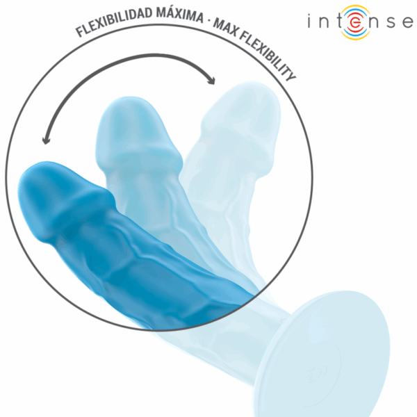 INTENSE - PHOEBE VIBRATORE REALISTICO 10 VIBRAZIONI BLU TELECOMANDO - immagine 4
