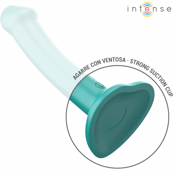 INTENSE - KATIE VIBRATORE CON VENTOSA 10 VIBRAZIONI TELECOMANDO BLU - immagine 4