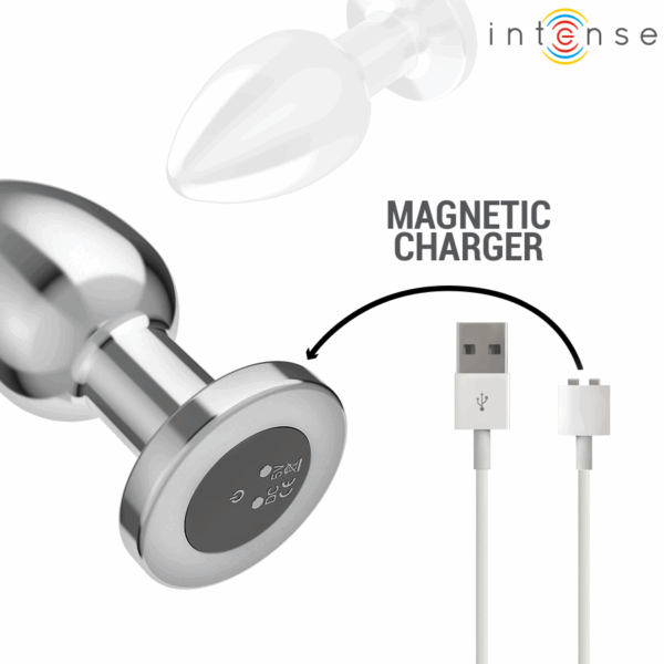 INTENSE - PLUG ANALE 10 VIBRAZIONI METALLO CON TELECOMANDO L - immagine 4