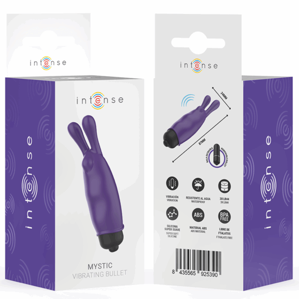 INTENSE - MYSTIC VIBRATING BULLET VIOLA 8,7 X 2,4 CM - immagine 3