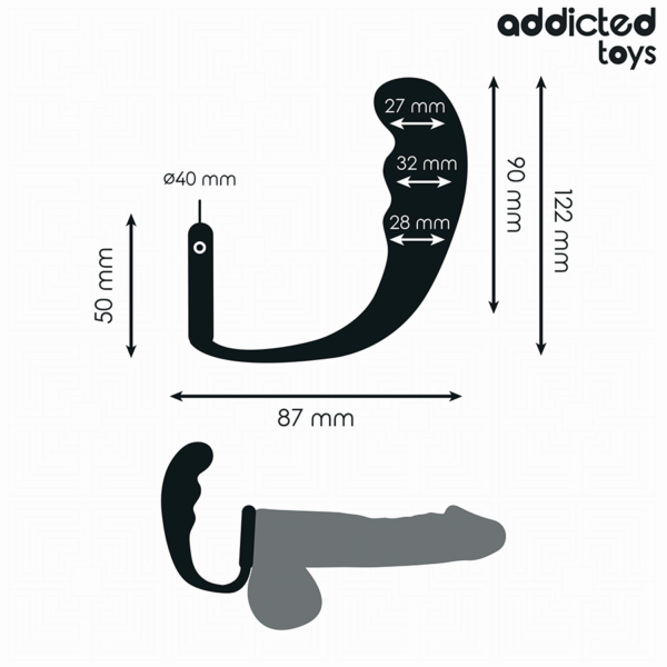 ADDICTED TOYS - PLUG ANALE CON ANELLO MODELLO 4 - immagine 3