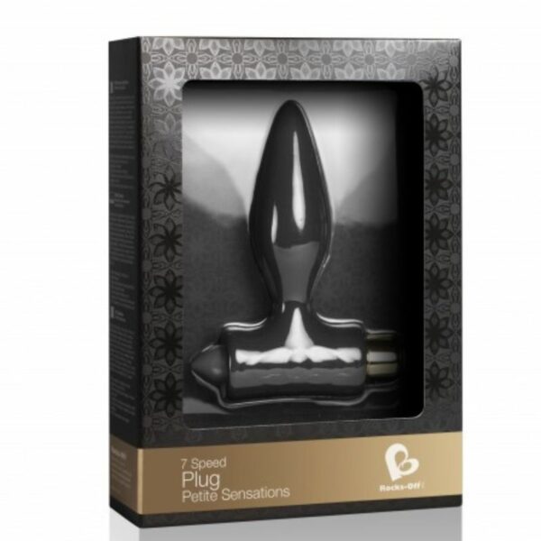 ROCKS-OFF - PETITE SENSATIONS PLUG ANALE PER PRINCIPIANTI - NERO - immagine 2