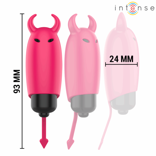 INTENSE - PROIETTILE VIBRANTE SCARLATTO RED DEMON 9,3 X 2,4 CM - immagine 2