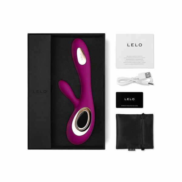 LELO - SORAYA VIBRATORE WAVE RABBIT DEEP ROSE - immagine 2